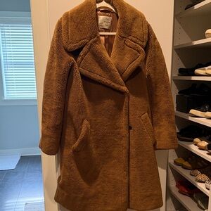 Cozy teddy bear coat by Seen Worn Kept for Anthropologie